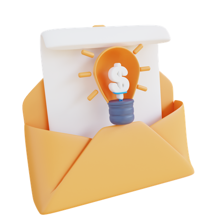 Idée de courrier  3D Icon