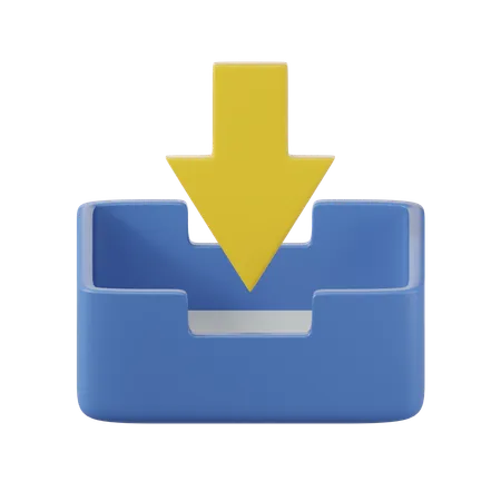 Mail Inbox  3D Icon