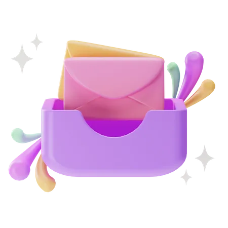 Mail Inbox  3D Icon