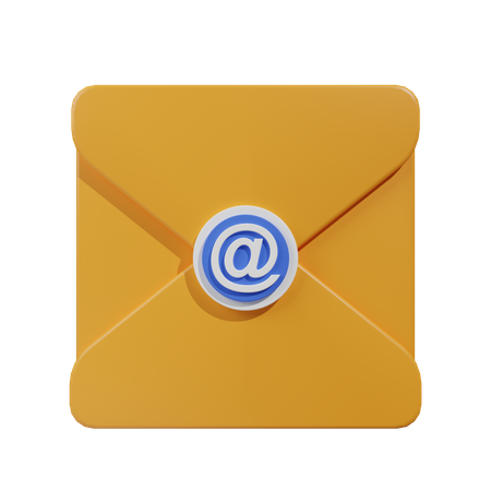 Aplicativo de caixa de entrada de e-mail  3D Icon