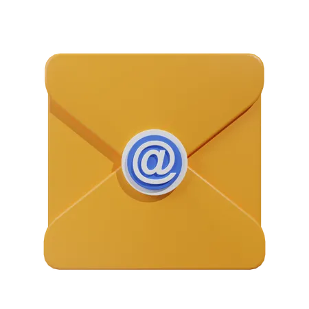 Aplicativo de caixa de entrada de e-mail  3D Icon