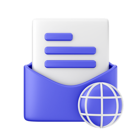 Mail Internet  3D Icon