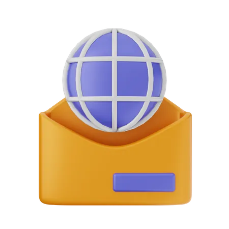 Mail Internet  3D Icon