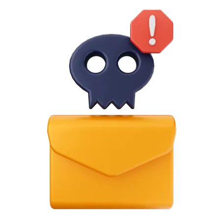 E-Mail Internet Sicherheit  3D Icon