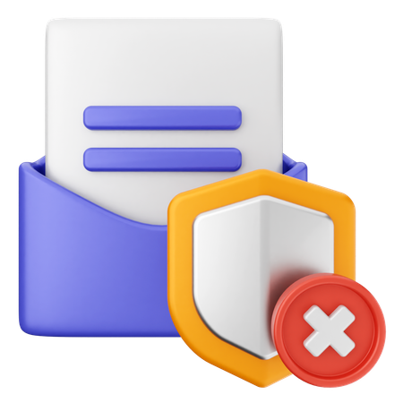 Mail Internet Security  3D Icon