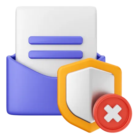 Mail Internet Security  3D Icon