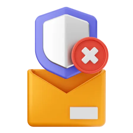 Mail Internet Security  3D Icon