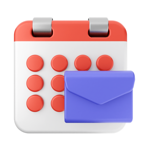 Mail-Kalender  3D Icon