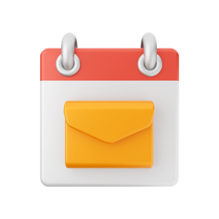 Mail-Kalender  3D Icon