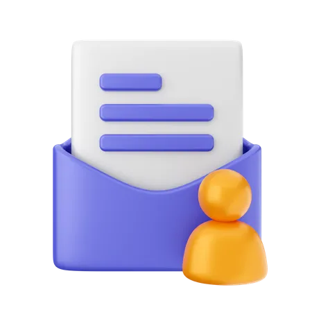 E-mail Konto  3D Icon