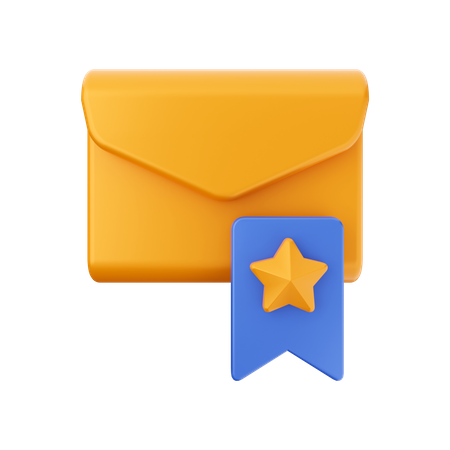 Mail-Lesezeichen  3D Icon