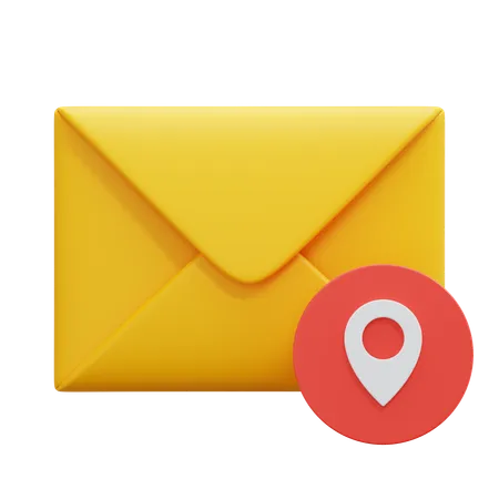 Mail Location  3D Icon