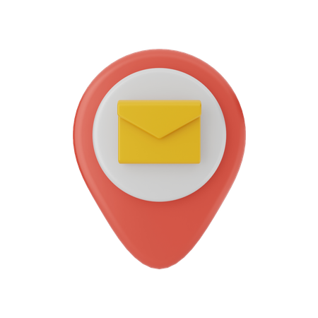 Mail Location  3D Illustration