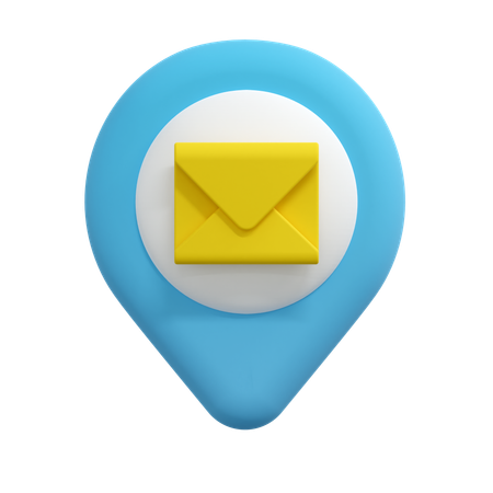 Code PIN d'emplacement du courrier  3D Icon