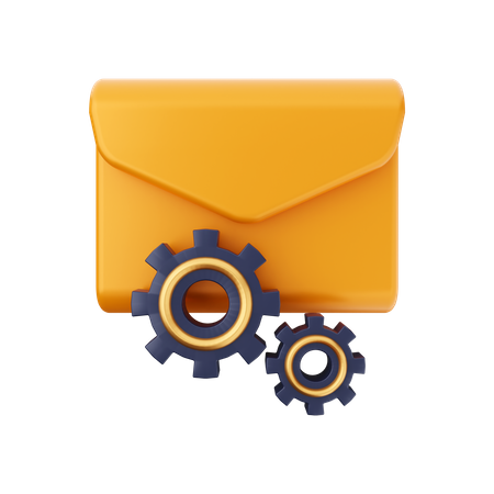 Mail Management  3D Icon
