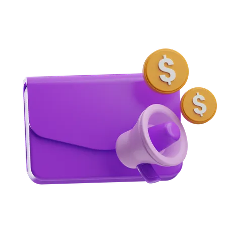 Mail-Marketing  3D Icon