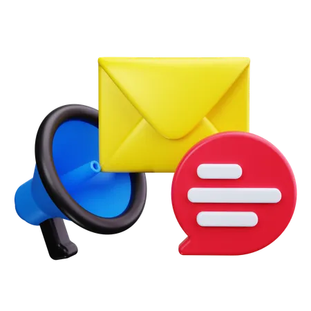 Mail Marketing  3D Icon