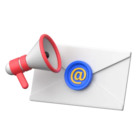 Mail Marketing  3D Icon