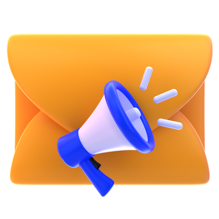 Mail Marketing  3D Icon