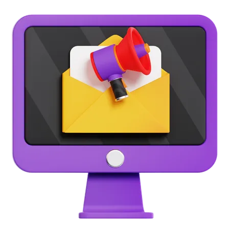 Mail Marketing  3D Icon