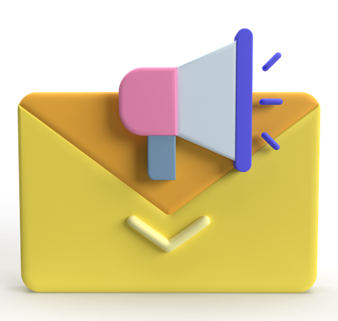 Mail Marketing  3D Icon