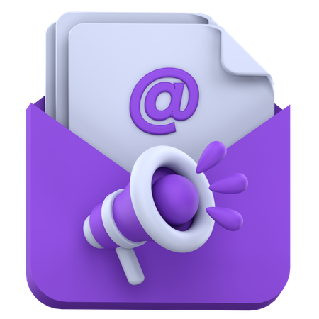 Mail Marketing  3D Icon