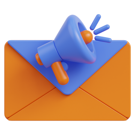 Mail Marketing  3D Icon