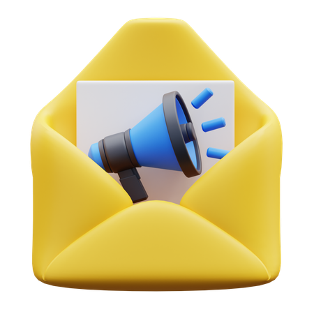 Mail Marketing  3D Icon