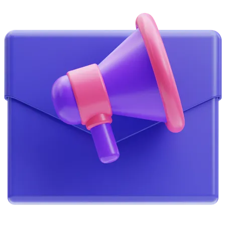 Mail marketing  3D Icon