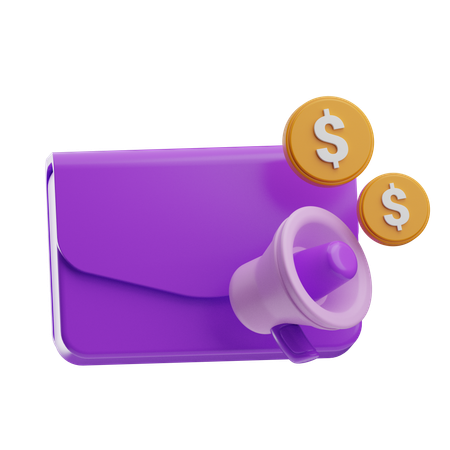 Mail Marketing  3D Icon