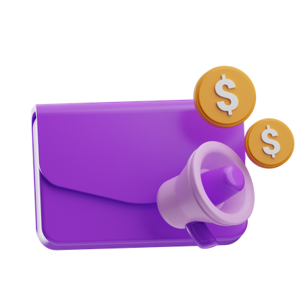 Mail Marketing  3D Icon