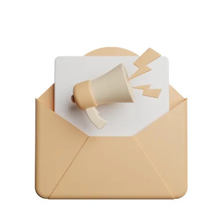 Mail marketing  3D Illustration