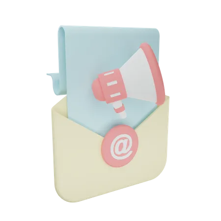 Mail-Marketing  3D Icon