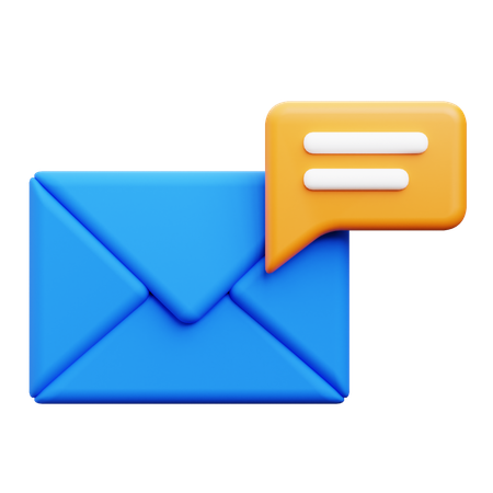 Mail Message  3D Icon