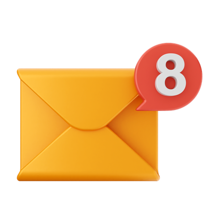 Mail Message  3D Icon