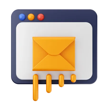 Mail Message  3D Icon