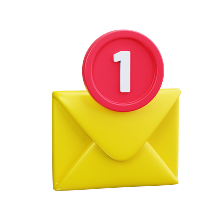Mail Notification  3D Icon