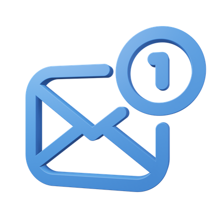 Mail Notification  3D Icon