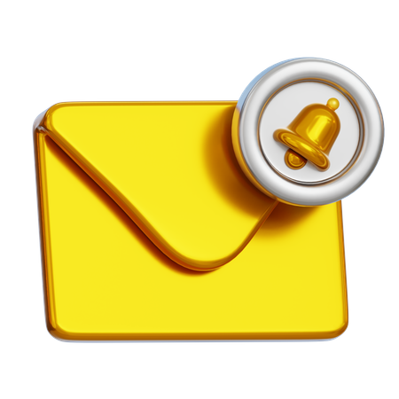 Mail Notification  3D Icon
