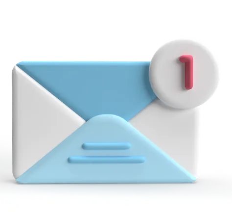 Mail Notification  3D Icon