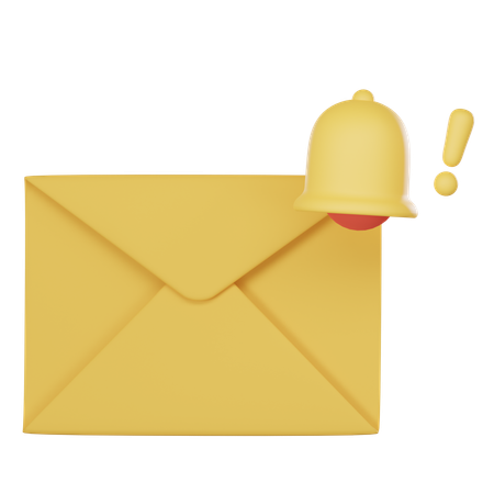 Mail Notification  3D Icon