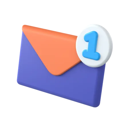 Mail Notification  3D Icon