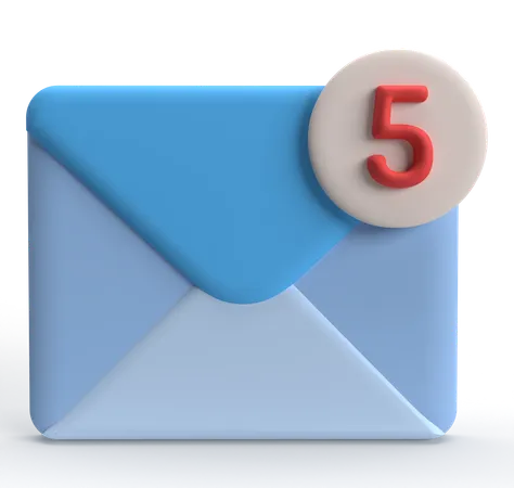 Mail Notification  3D Icon