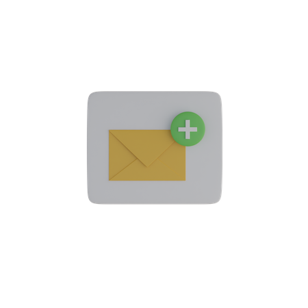 Mail Notification  3D Icon