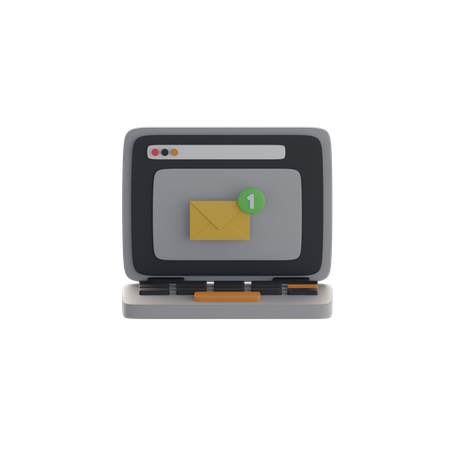 Mail Notification  3D Icon