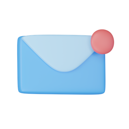 Mail Notification  3D Icon