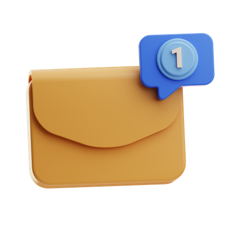 Mail Notification  3D Icon