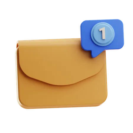 Mail Notification  3D Icon