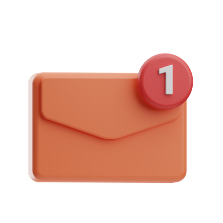 Mail Notification  3D Icon