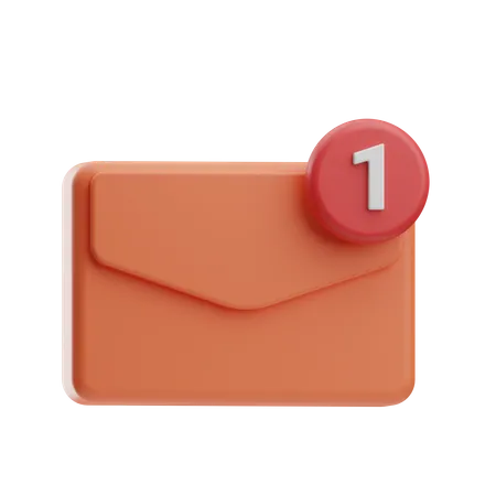 Mail Notification  3D Icon